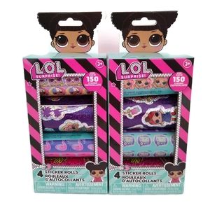 LOL Surprise Sticker Rolls - 150 Lot of 2.